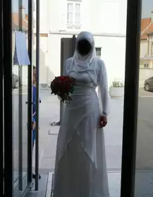 Robe de mariée,robe de soirée blanche,bo