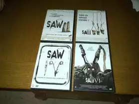 4 DVD FILM HORREUR SAW