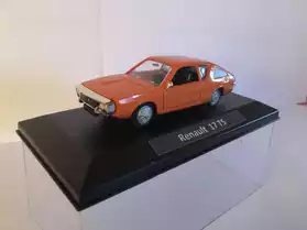 Renault 17 orange miniature 1/43