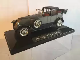Renault 40 cv grise miniature 1/43