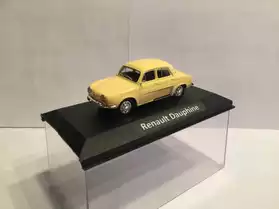 Renault Dauphine jaune miniature 1/43