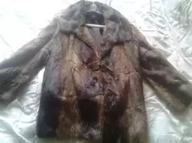 superb manteau fourrure castor du canada