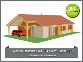 Maison Ossature Bois - Label BBC