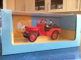 Tintin voiture jeep les dupond hapax