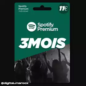Forfait Spotify premium 3mois