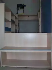 combiné lit-armoire-bureau
