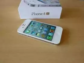 iPhone 4S 32go blanc, débloqué tout opér