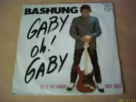 vinyle 45 tours : Bashung : Gaby Oh Gaby