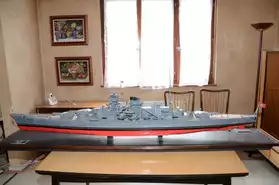 maquette bois cuirassé Scharnhorst