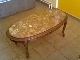 table de salon merisier massif