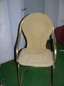 Super vintage ! 2 fauteuils en laiton