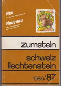Catalogue de timbres de SUISSE. 1987.