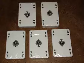 Lot de 5 jeux de cartes