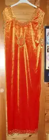 Robe de danse orientale orange