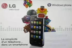 Iphone LG Windows Phone GM 750