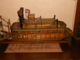 maquette de bateau LE MISSISSIPPI