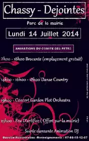 Animations 14 Juillet Chassy/Dejointes