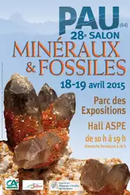 28ème salon Minéraux et fossiles de Pau