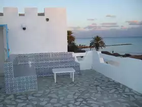 Maison pieds dans l' eau Djerba Tunisie