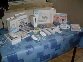 console Wii avec 2 Wiimotes,