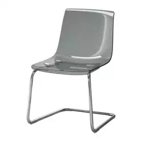 chaise design noire ikea