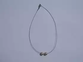 collier perle Akoya deux perles