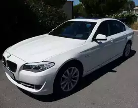 Superbe BMW 520D blanche "non accidentée