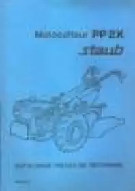 Guide d'entretien motoculteur Staub PP2X