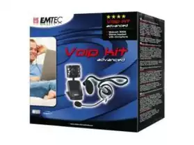 EMTEC Webcam Voip Kit avec casque stéréo