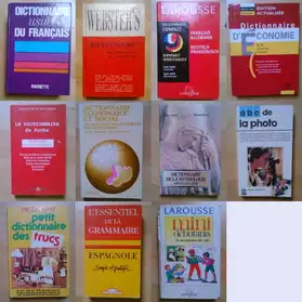 Livres pédagogiques et dictionnaires
