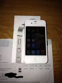 Iphone 4S Blanc 16 GO Facture