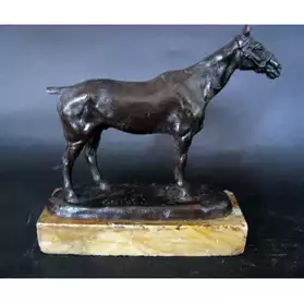 Gaston d'Illiers ;Cheval 1930 .Bronze