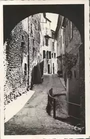 Cagnes - rue du Barri 1953