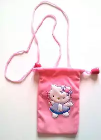 Housse rose tél portable Hello Kitty