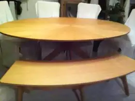 Ensemble Table , banc et 4 chaises