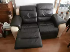 canapé cuir relax électrique