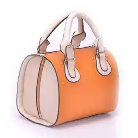 sac a main modèle bourse orange