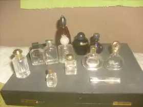 Miniatures de parfum vides