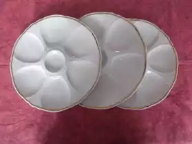 service à huitres porcelaine de limoges