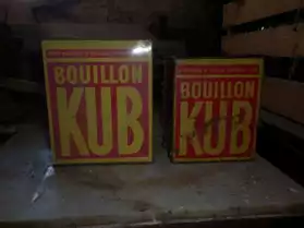 BOITES "BOUILLON KUB"