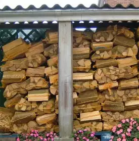 fillet de buche de bois pour cheminée
