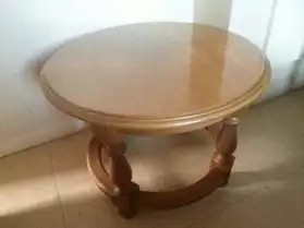 TABLE BASSE RONDE MASSIF