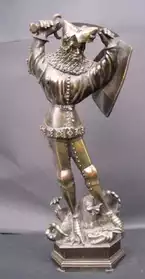 Chevalier de la Toison d'or.Bronze.