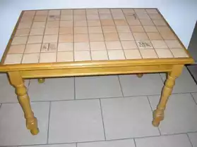 table carrelée