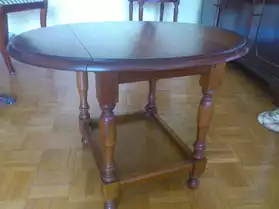Petite table basse en bois avec rabat