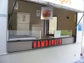 Remorque Hamburger/frites