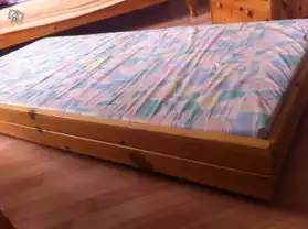 Lit d'appoint enfant, grand tiroir lit