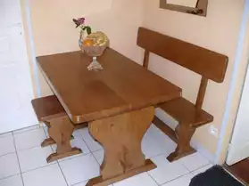 TABLE BANC TABOURET