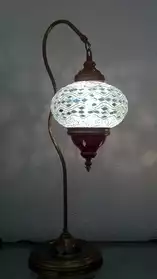 Superbe lampe en mosaïque de verre