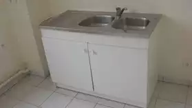 évier + robinet + meuble sous-évier